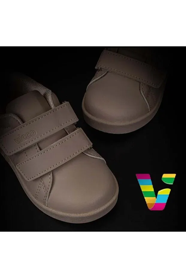 Детские кроссовки для мальчиков и девочек со светом Oyo Vicco, Beige — фото 4