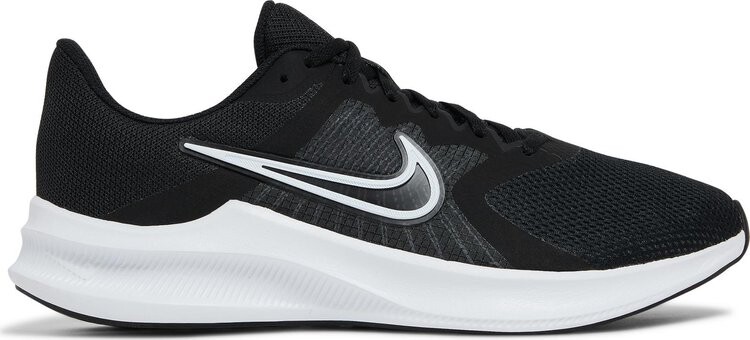 

Кроссовки Nike Downshifter 11 Extra Wide 'Black White', черный