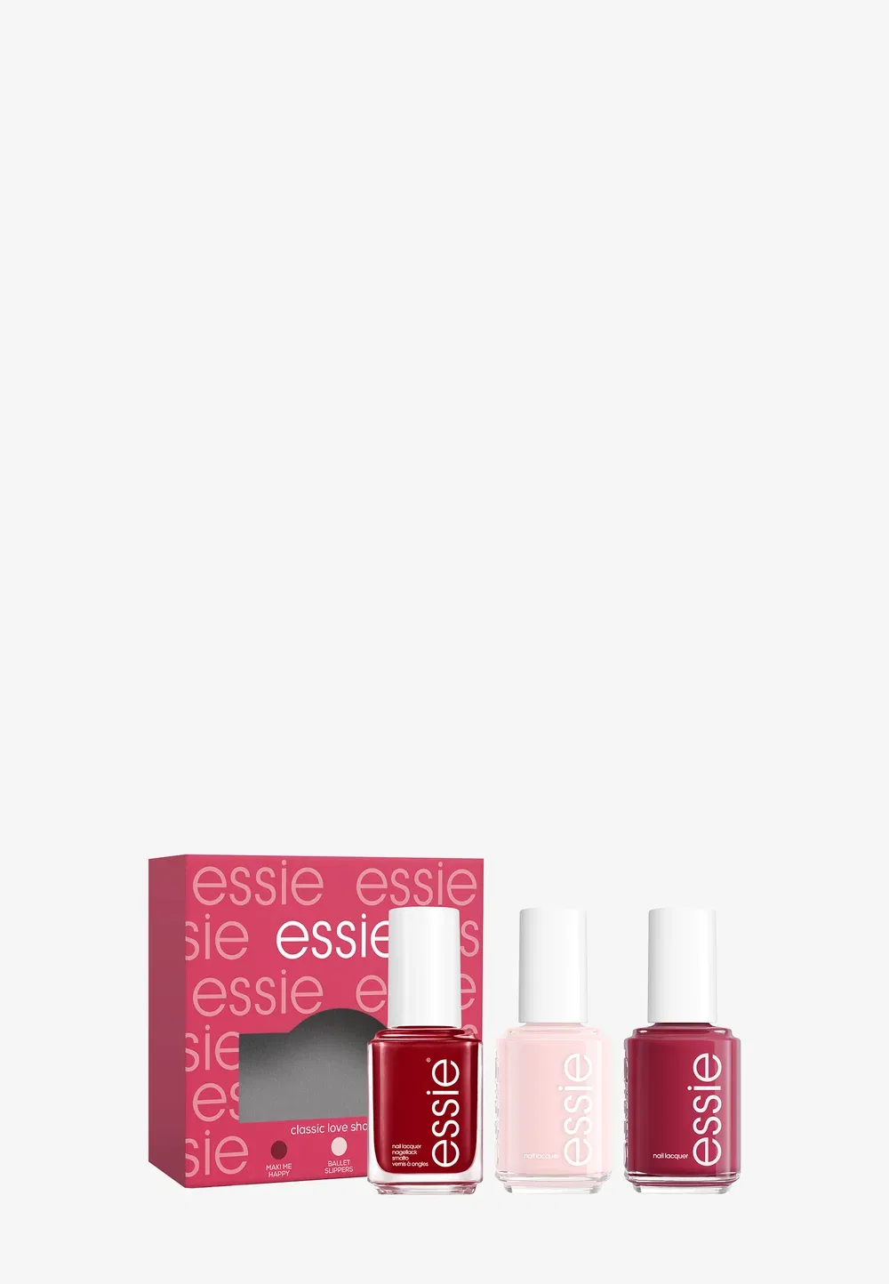 Набор из трех классических оттенков для ногтей "Creative Love" Essie, multi