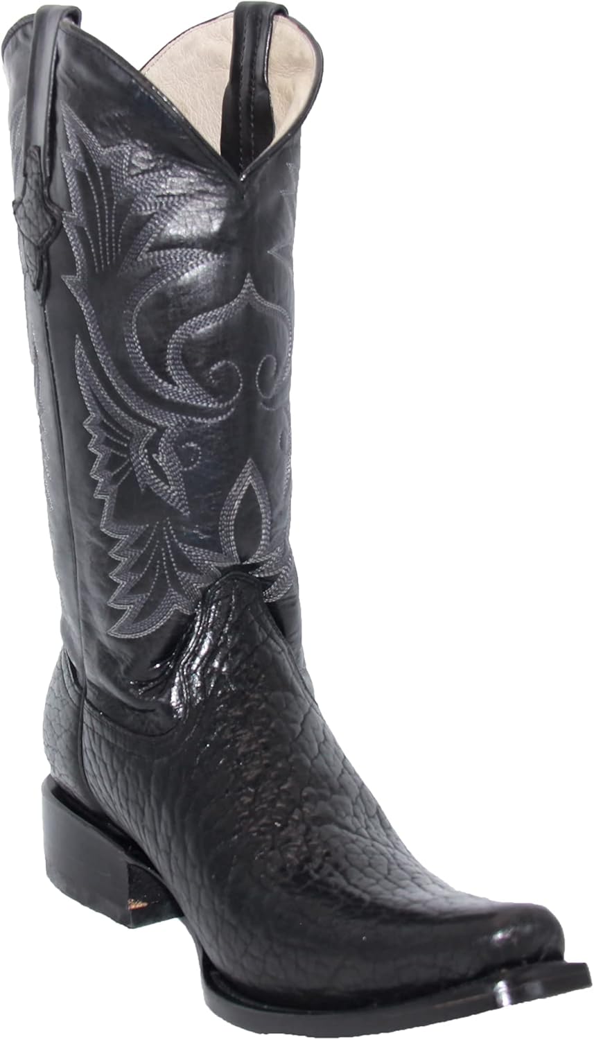 

Вестерн-магазины Мужские роскошные ковбойские сапоги из натуральной кожи с тиснением 'Бык' Generic, черный