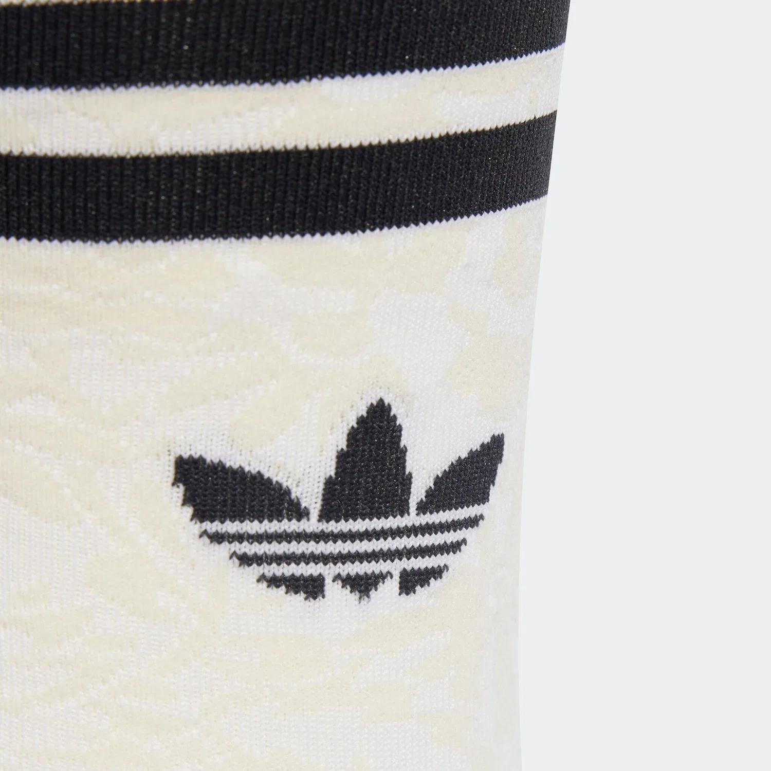 Женские носки для спорта с цветочным принтом Adidas Originals, Aurora Ivy / Cream White — фото 4