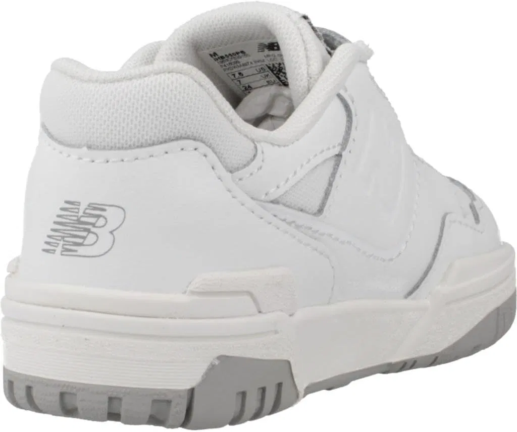 Детские кроссовки для мальчиков с бунге-шнуровкой New Balance 550, White — фото 3