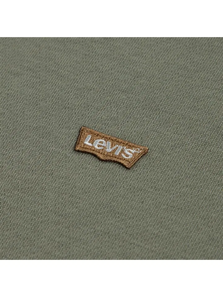 Худи с капюшоном Levi'S Kids, хаки — фото 3