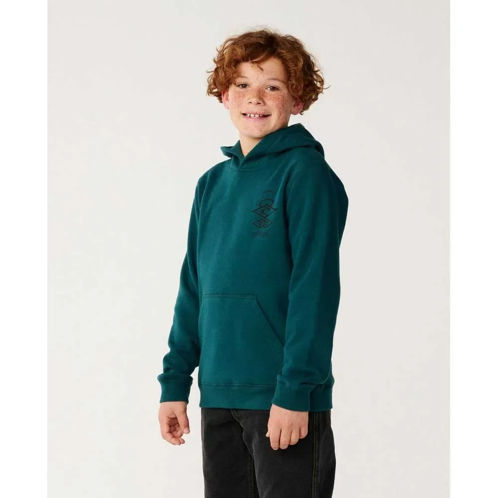Детский свитшот для мальчиков с принтом Search Icon Rip curl, Green — фото 3