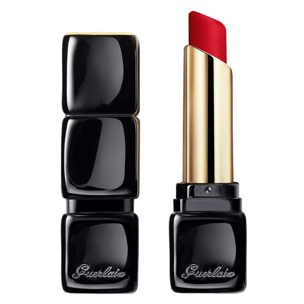 

Губная помада Guerlain KissKiss Tender Matte, красный