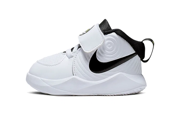 Детские кроссовки для малышей с мягкой пеной Team Hustle D 9 White TD, Nike, White