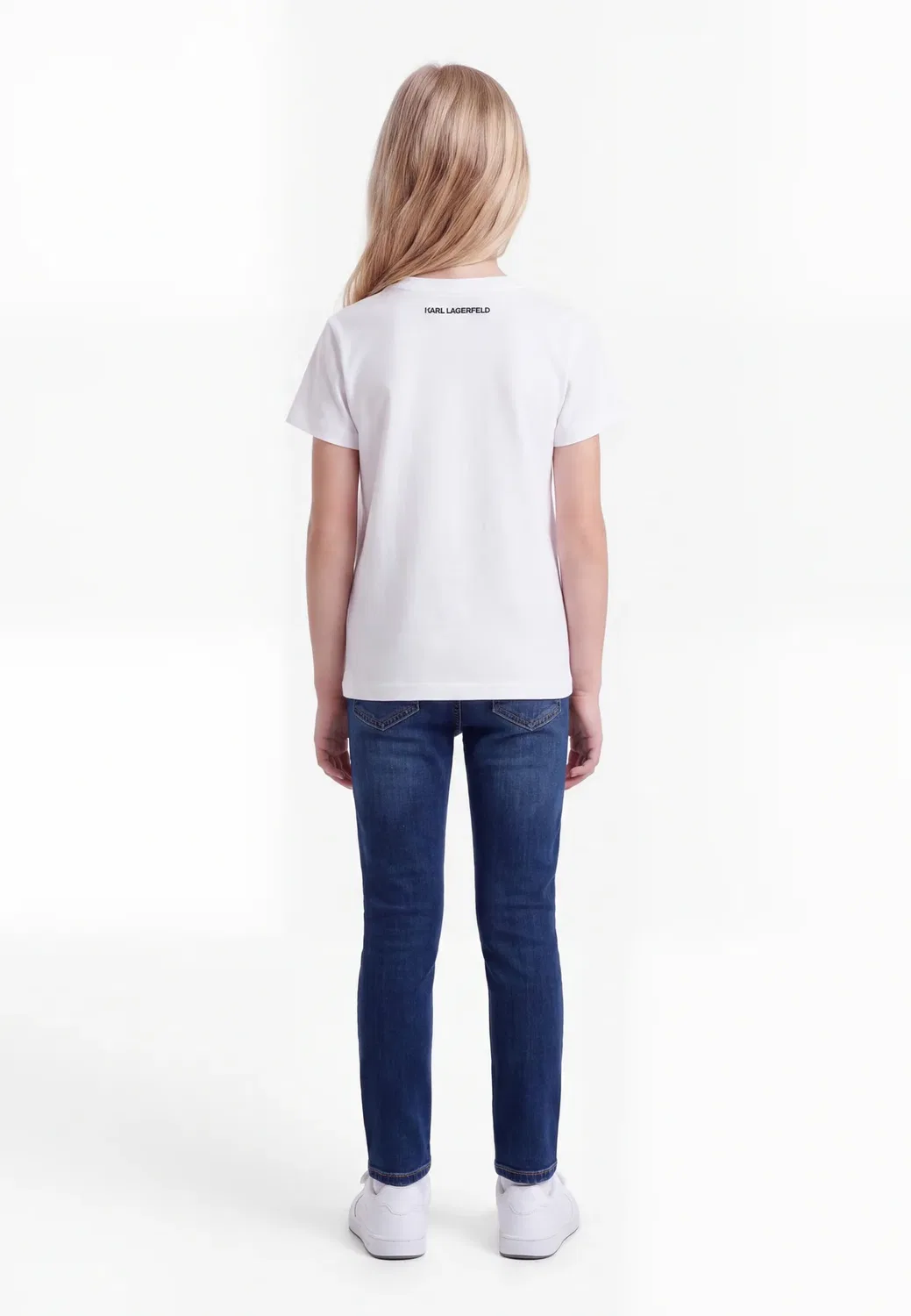 Футболка с принтом Karl Lagerfeld Kids, White — фото 2