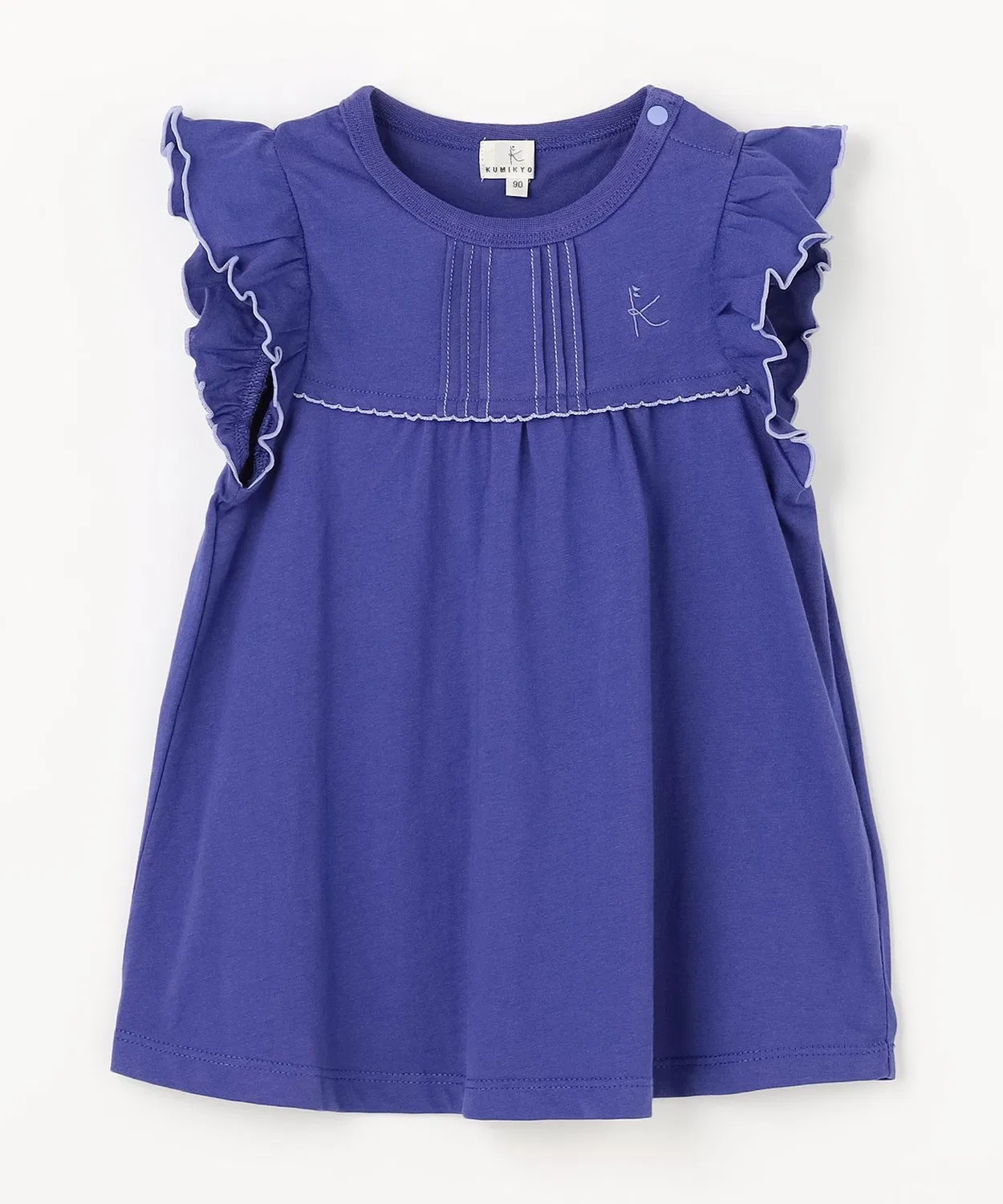 Детская туника с воланами и защипами Kumikyoku KIDS, Blue