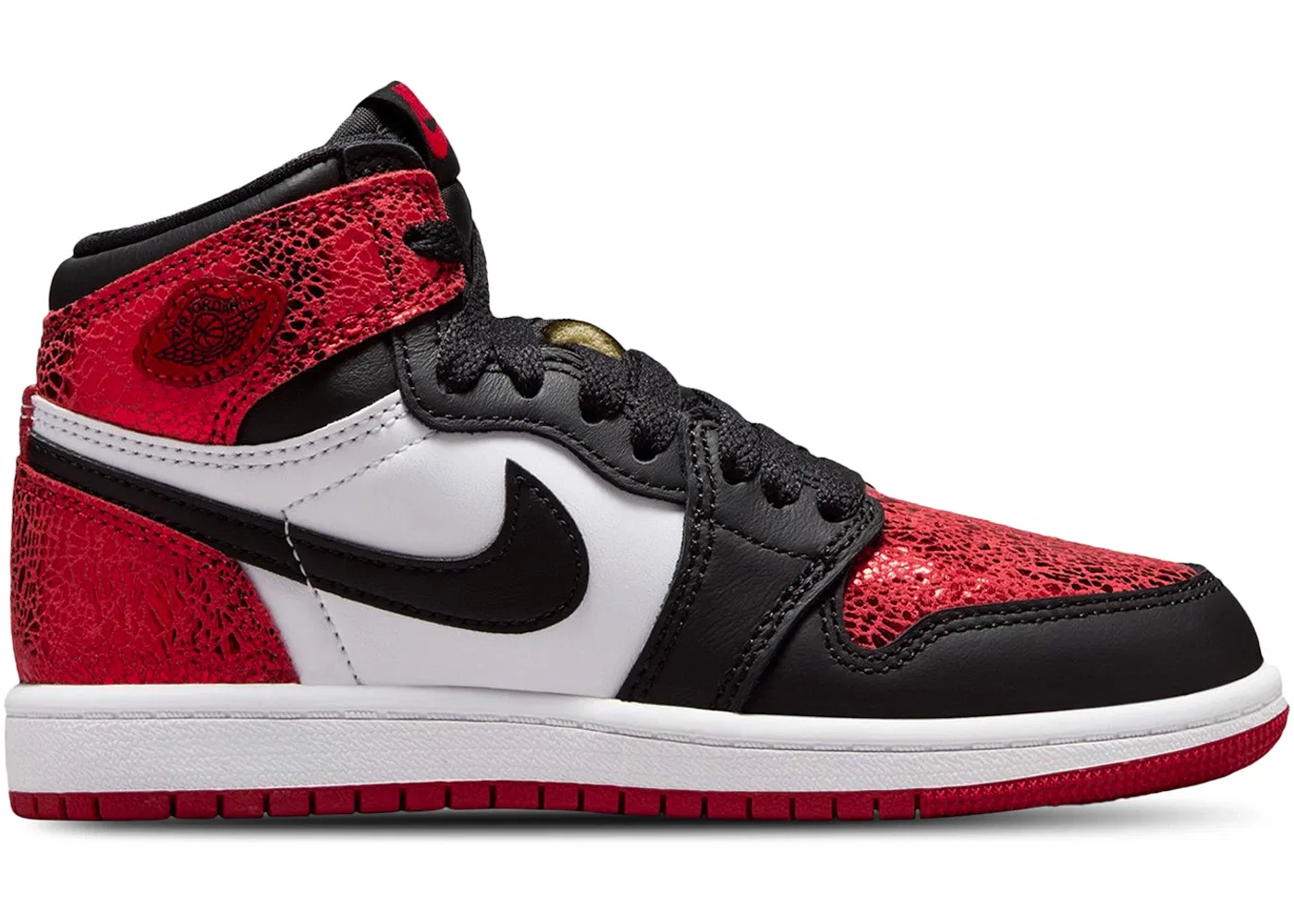 Детские кроссовки с высоким верхом Jordan 1 High OG Ruby Jordan, Varsity Red/Black-White
