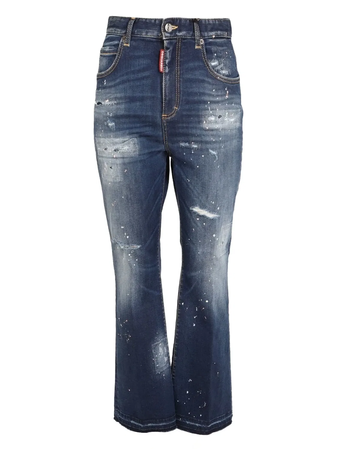 Потертые джинсы DSQUARED2, синий