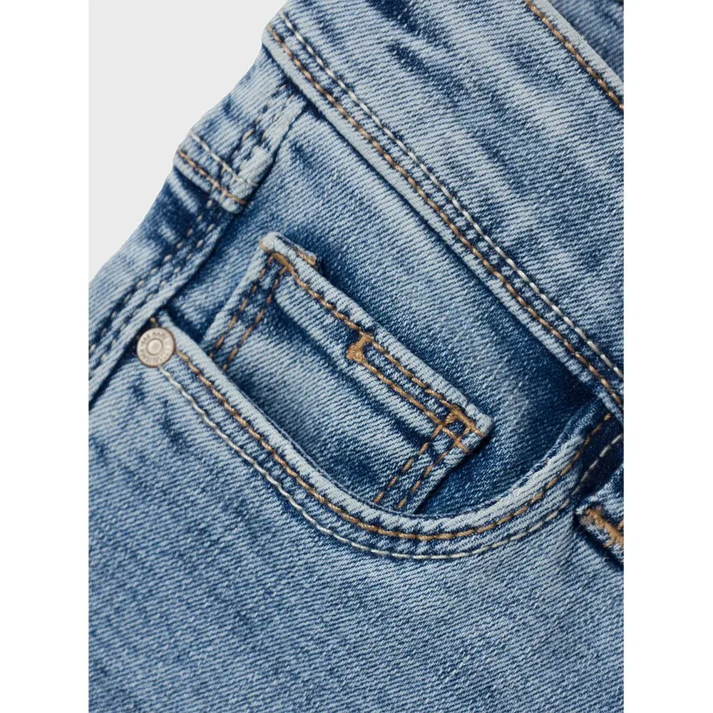 Детские джинсы для девочек skinny fit Polly Name it, Blue — фото 4