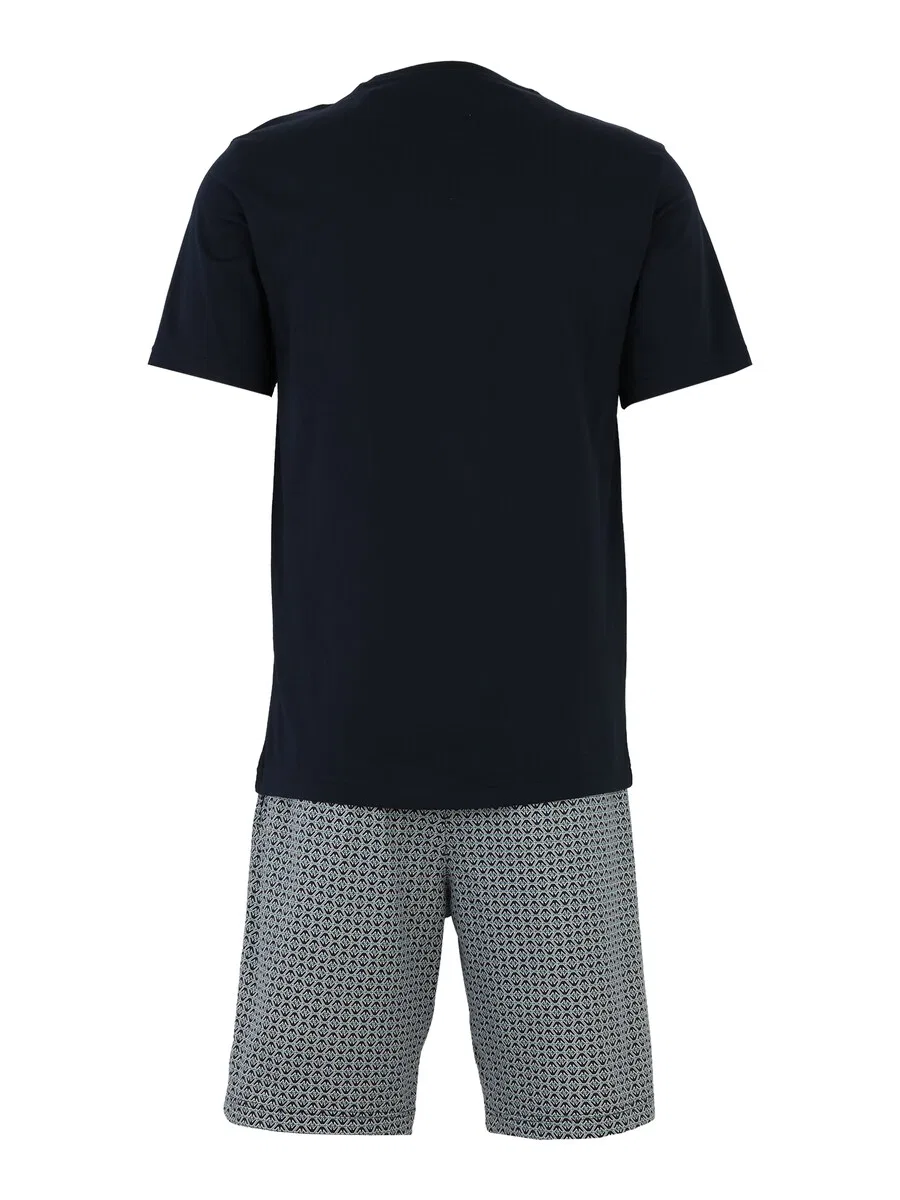 Короткая пижама Emporio Armani темно-синего цвета — фото 2
