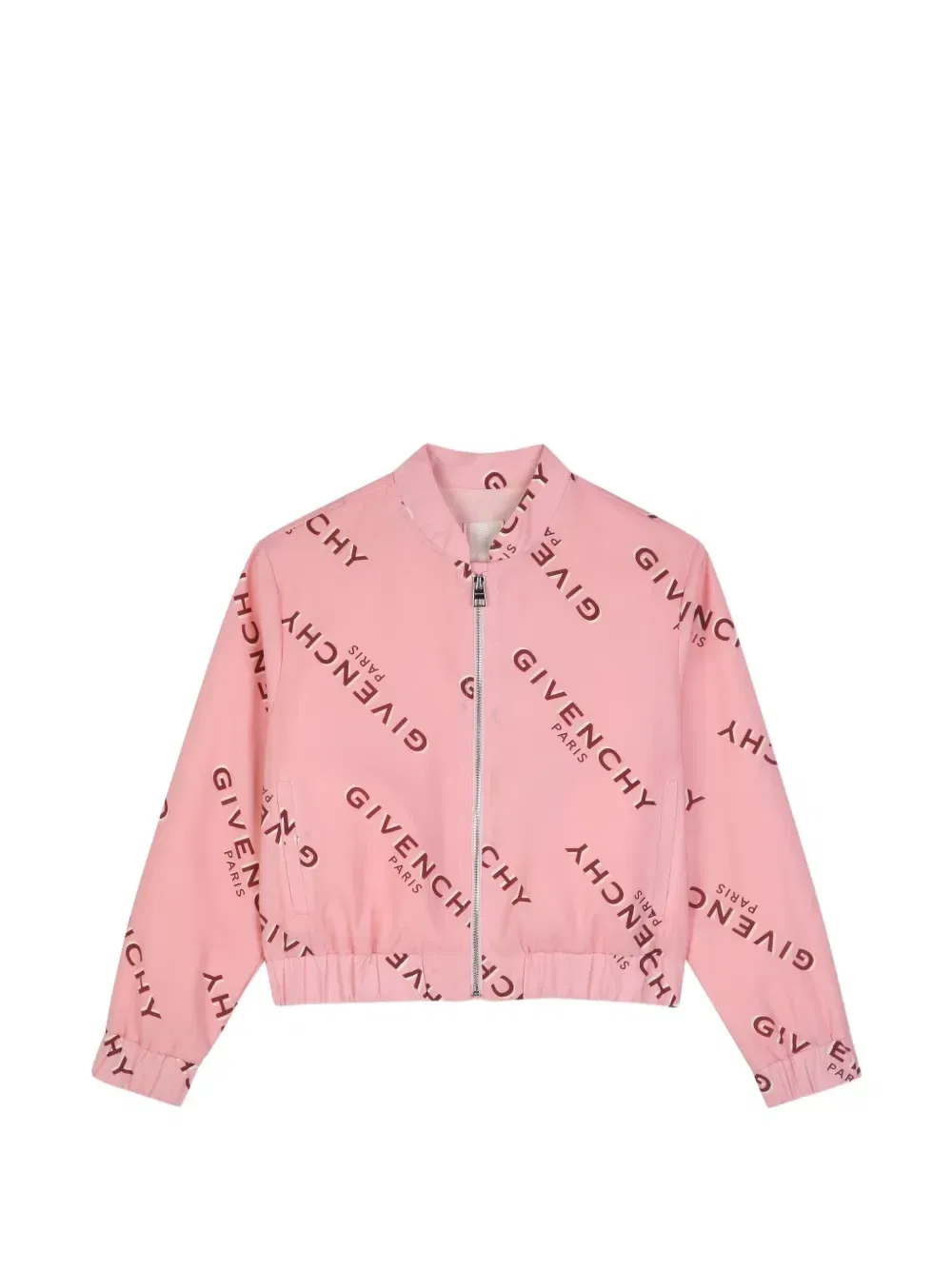 Комплект из бомбера и шорт с логотипом Givenchy Kids, розовый — фото 3