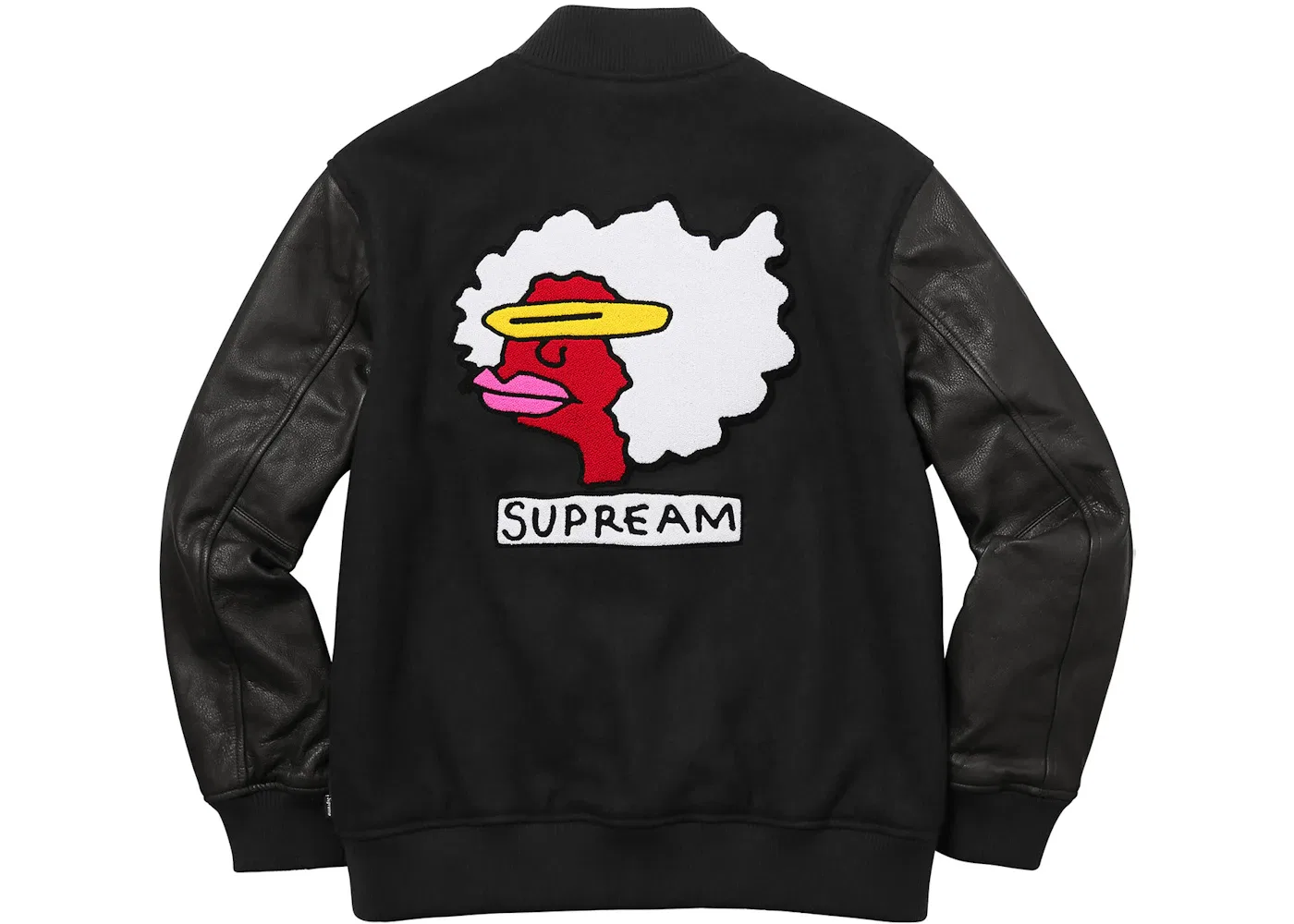 Мужская куртка-бомбер с принтом Gonz Ramm Supreme, Black — фото 3