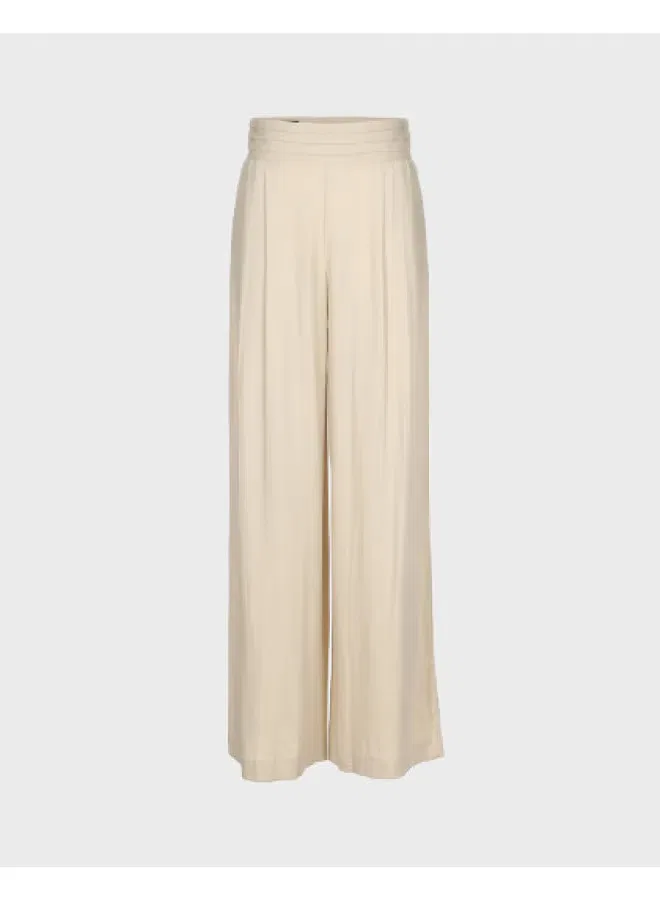 Брюки широкие Zara, пшеничный