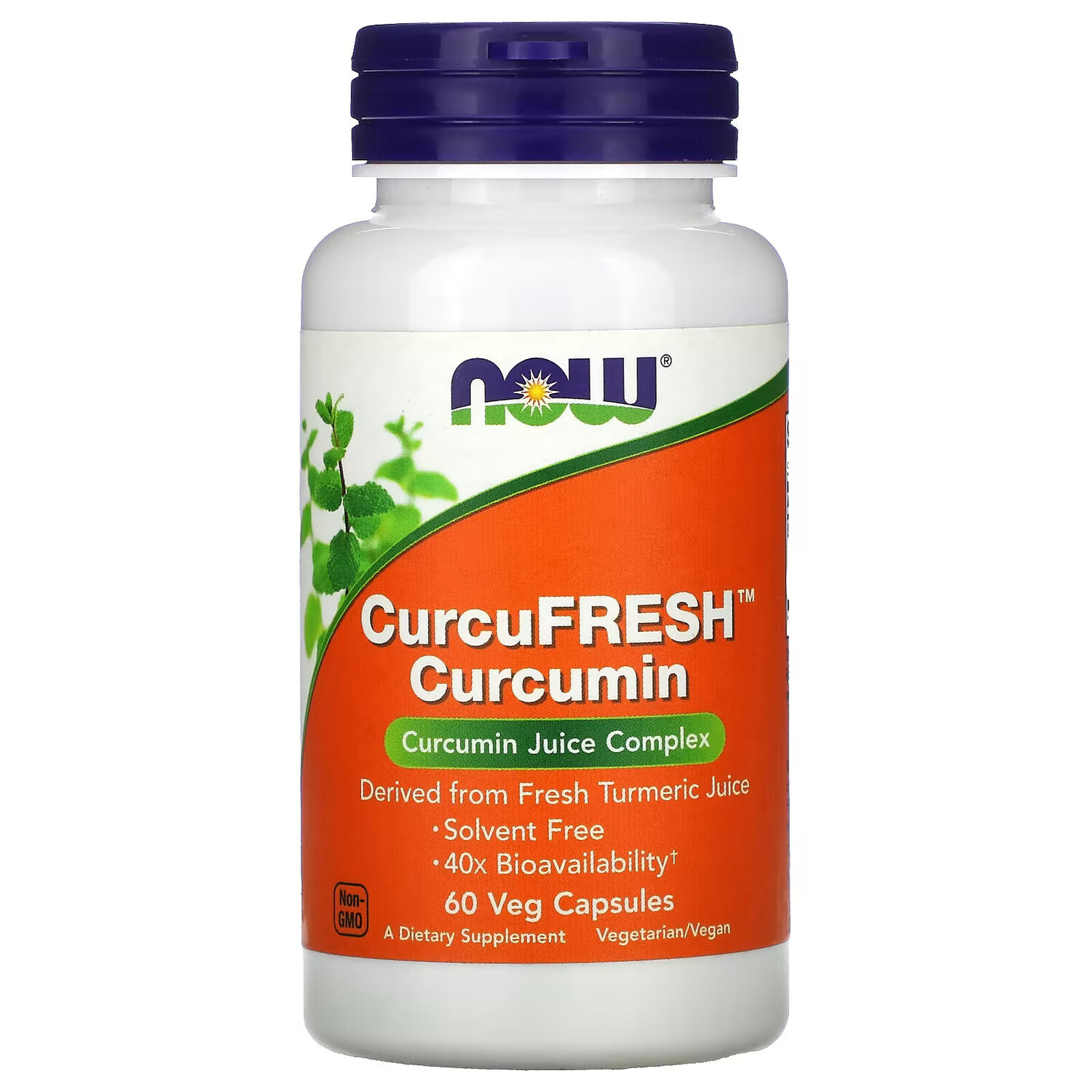 

NOW Foods, CurcuFresh, куркумин, 60 вегетарианских капсул
