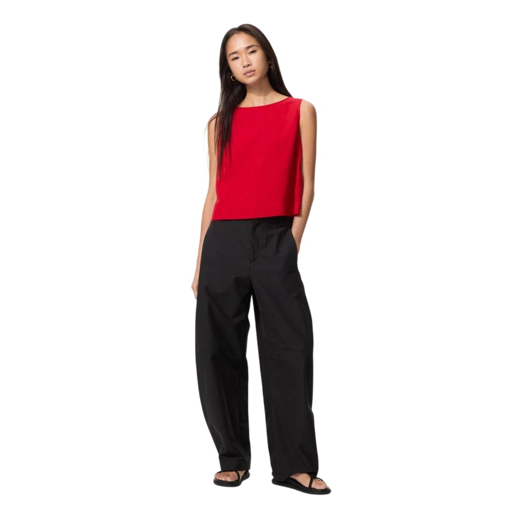 Брюки-бочонки Uniqlo Jersey Unisex, 09 черный