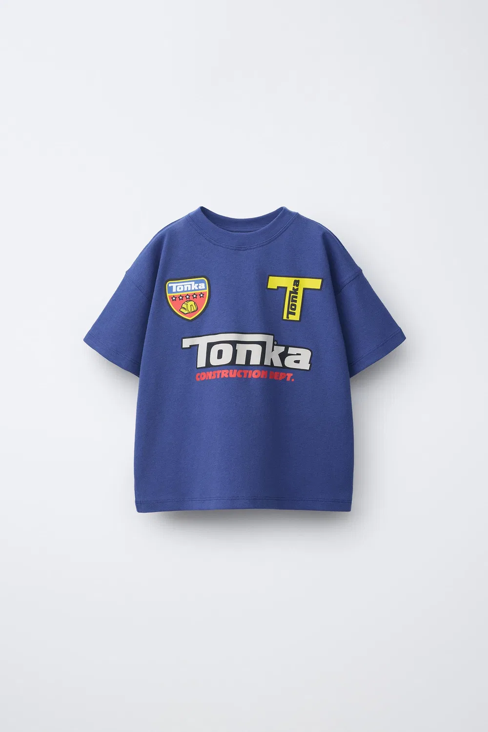 Футболка с принтом TONKA ZARA, Bluish