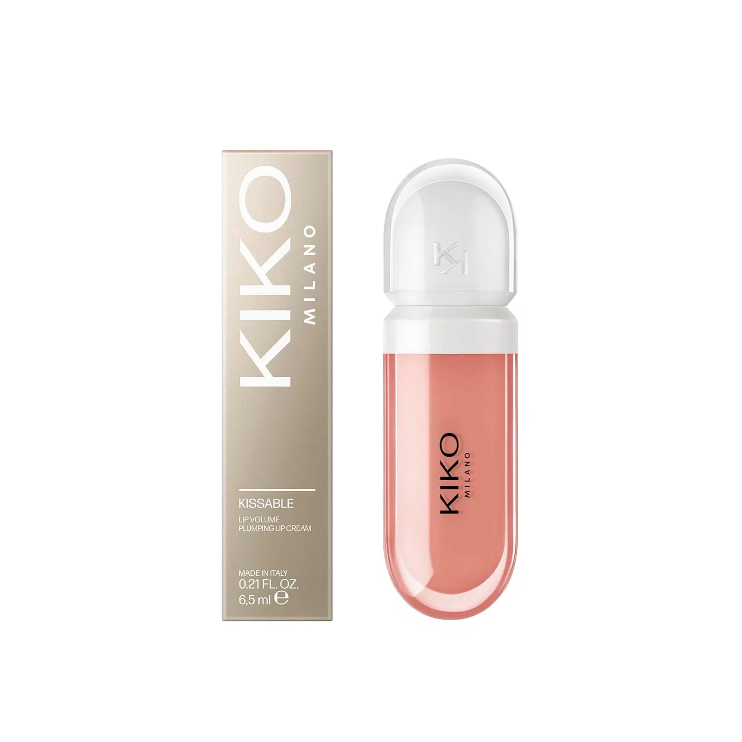 Перфекционирующая крем для губ KIKO Milano Kissable Lip Volume Plumping Lip Cream 04, 12 мл — фото 3