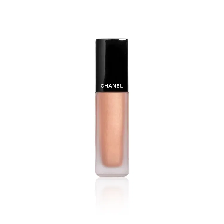 Женская жидкая помада-тинт с металлическим эффектом Metallic Velvet, CHANEL, #202 Métallique Beige
