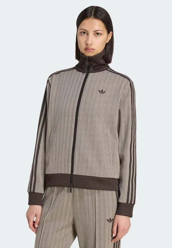 Тренировочная куртка Track og tweed Adidas Originals, светло-коричневый