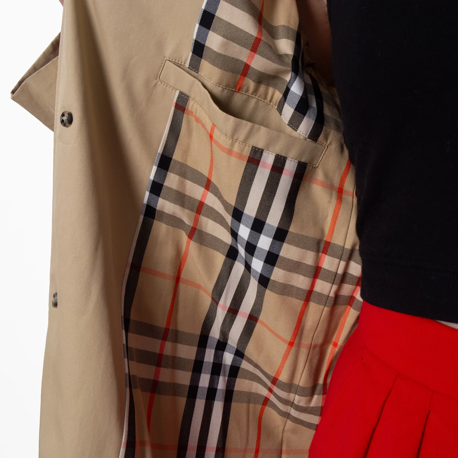 Пальто-автопальто из габардина с поясом Long Gabardine Belted Car Coat Burberry, Flax — фото 2