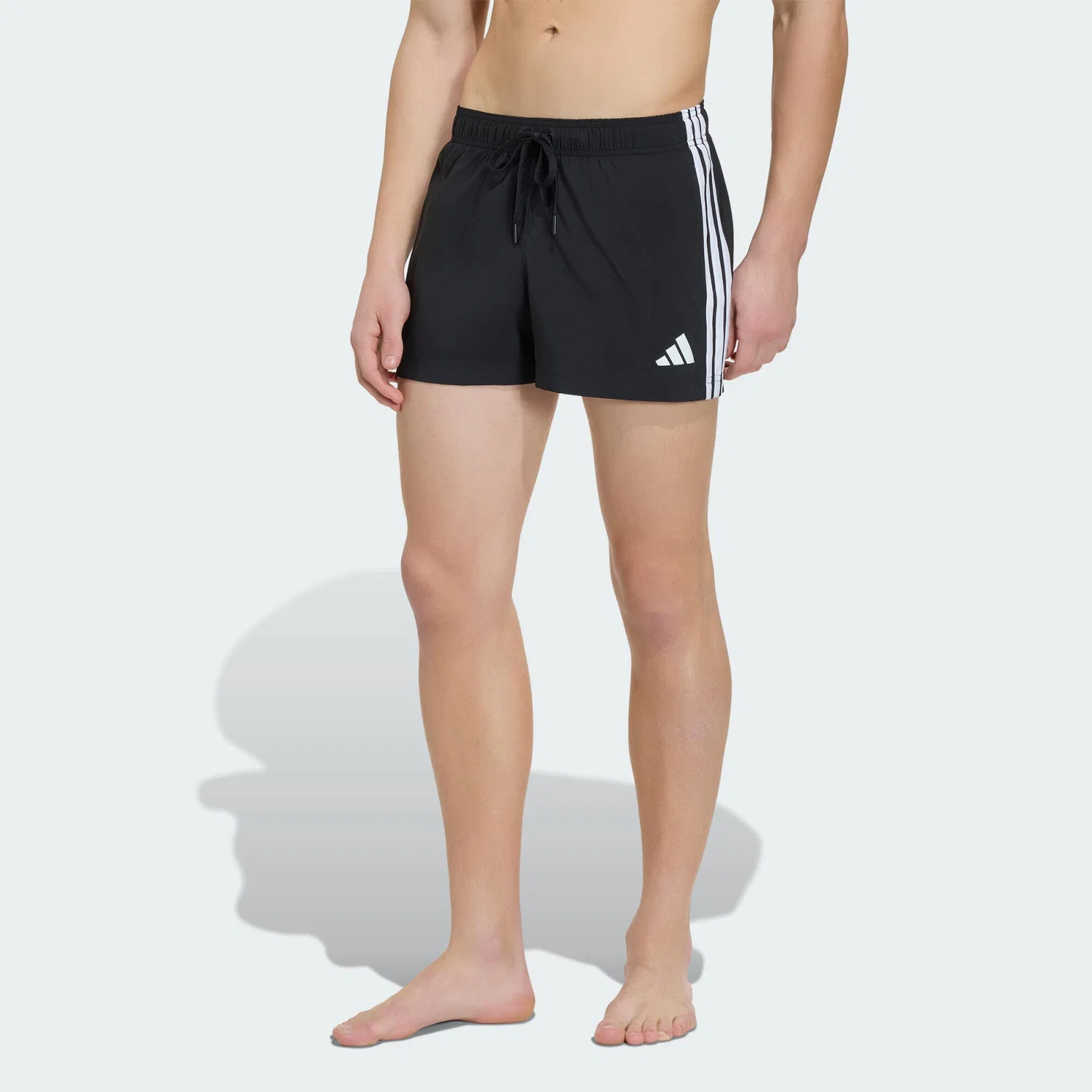 Мужские плавки с принтом 3-Streifen 3 Zoll Adidas, Schwarz Weiss