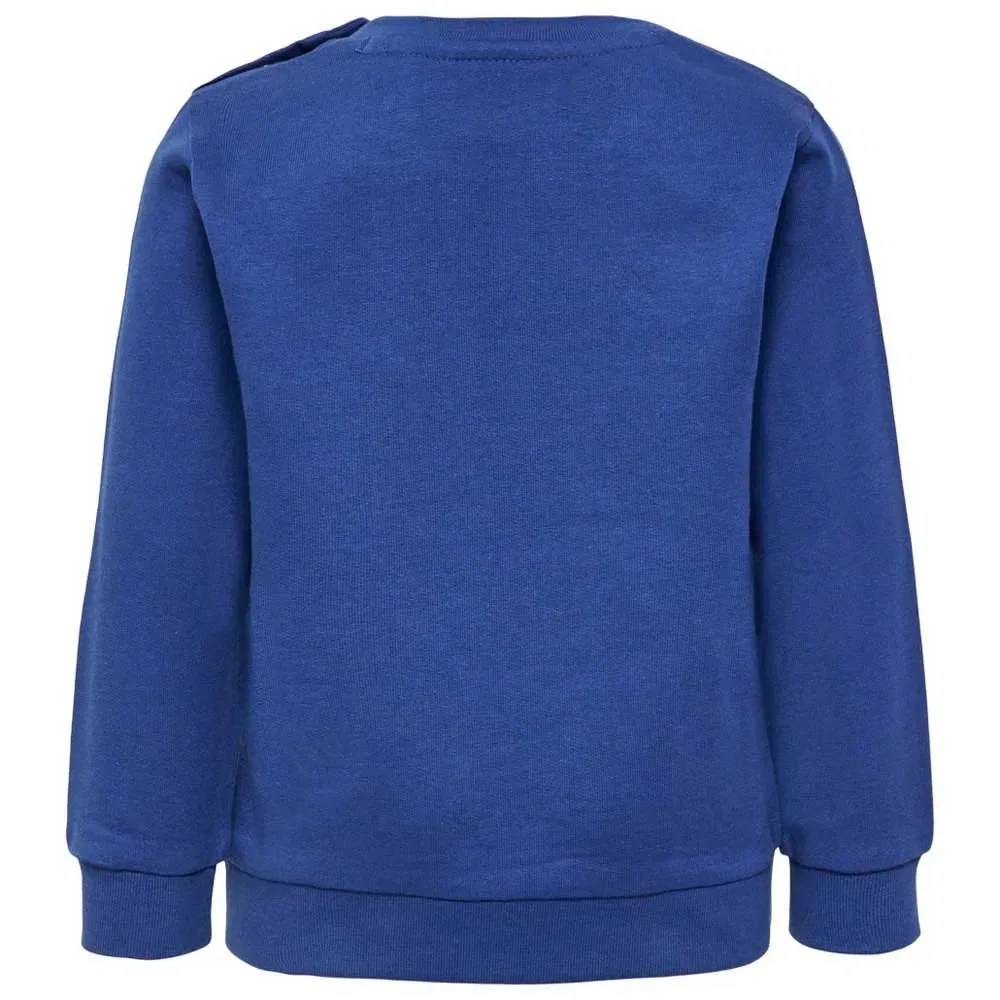Детский свитшот для девочек хлопковый Fastwo Lime Hummel, Blue — фото 2