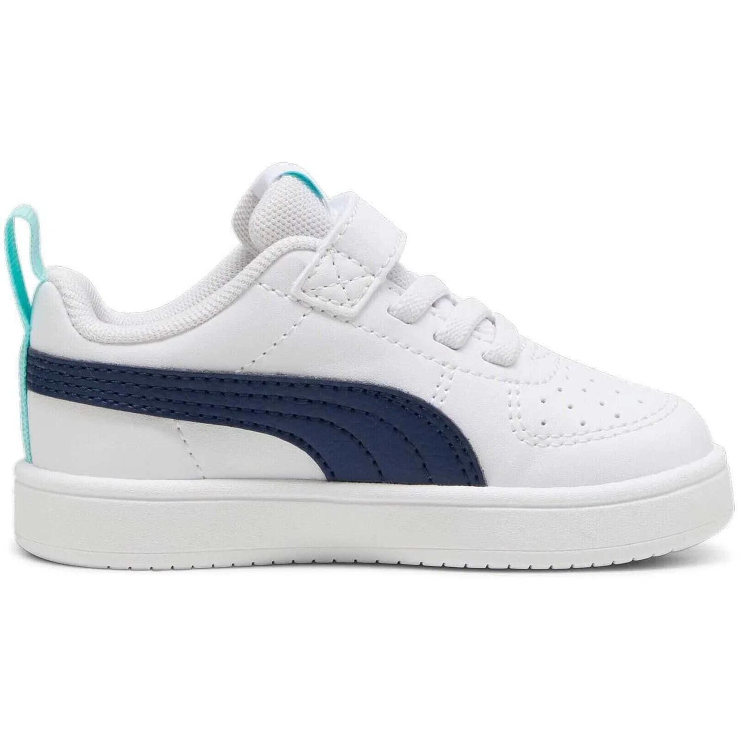 Детские кроссовки из экокожи Puma Rickie Ac Inf, Weiss — фото 4