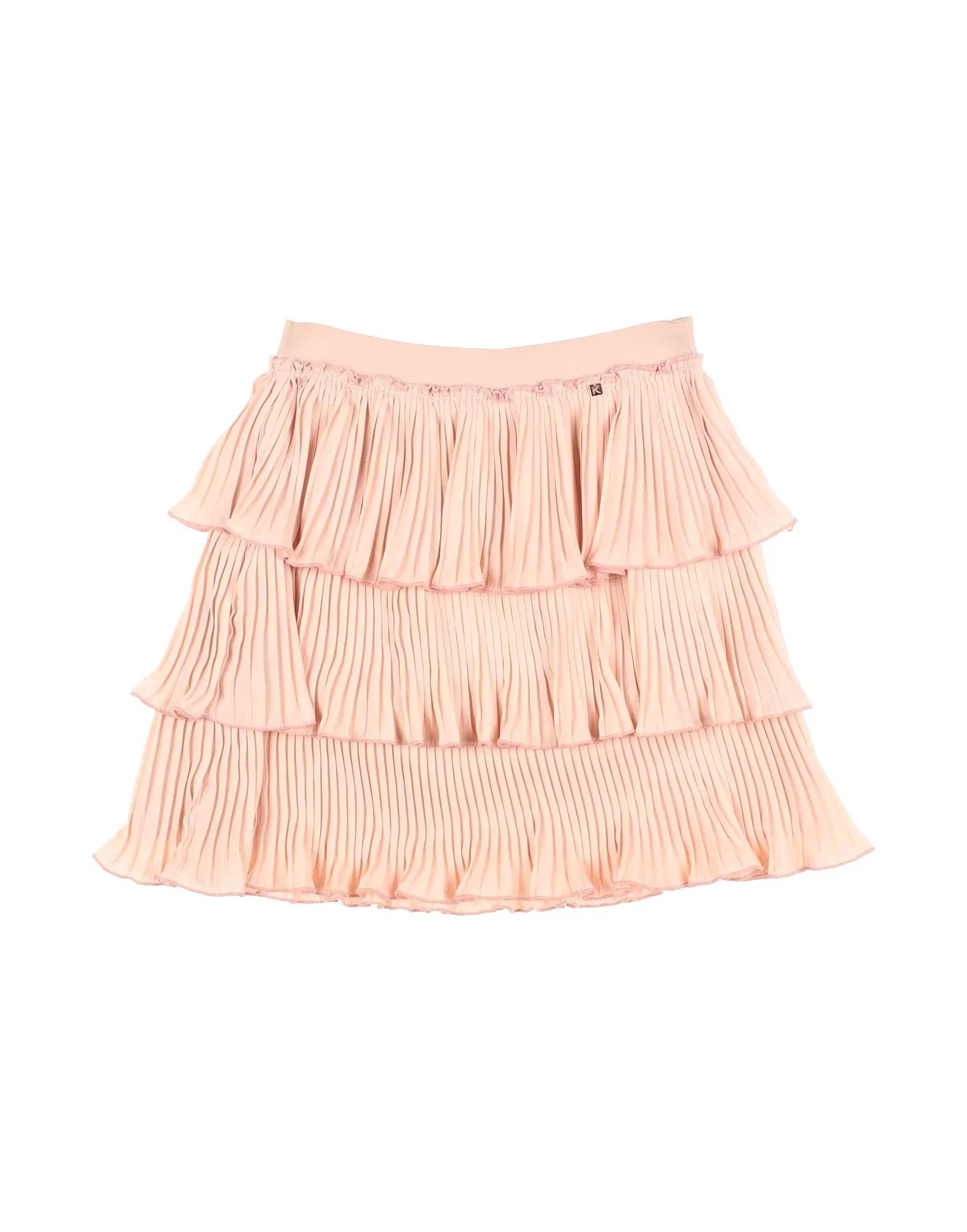 Детская юбка для девочек плиссированная с логотипом Kocca, Light Pink
