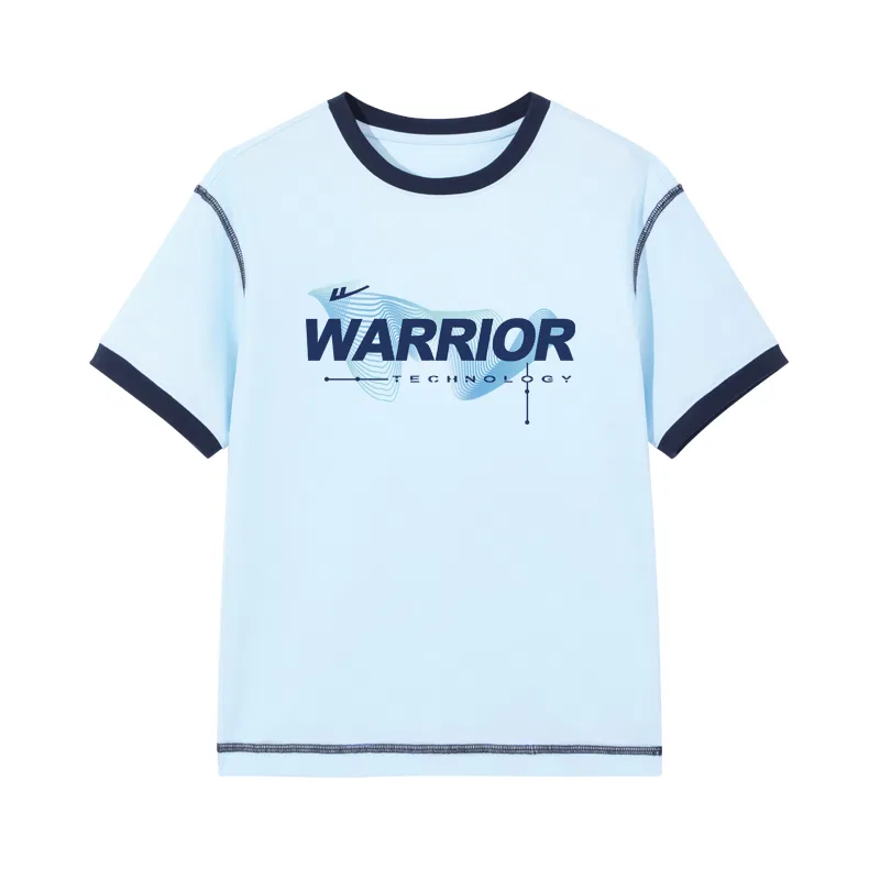 Детская футболка с принтом Lilac Powder/H Technology Line WARRIOR — фото 3