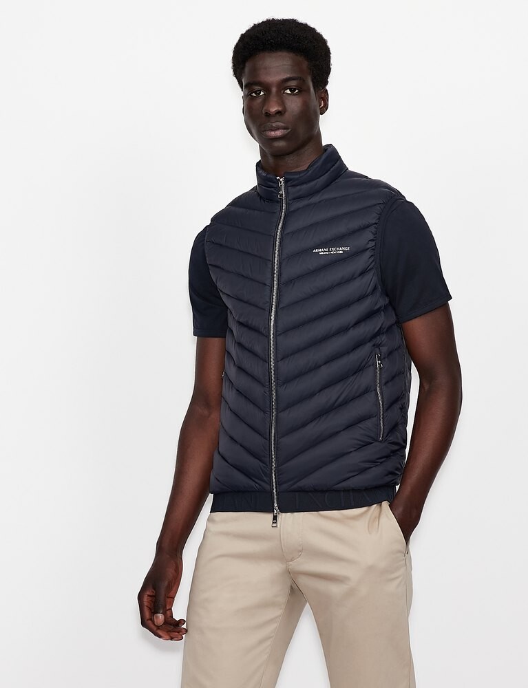 

Жилет Armani Exchange Down, синий