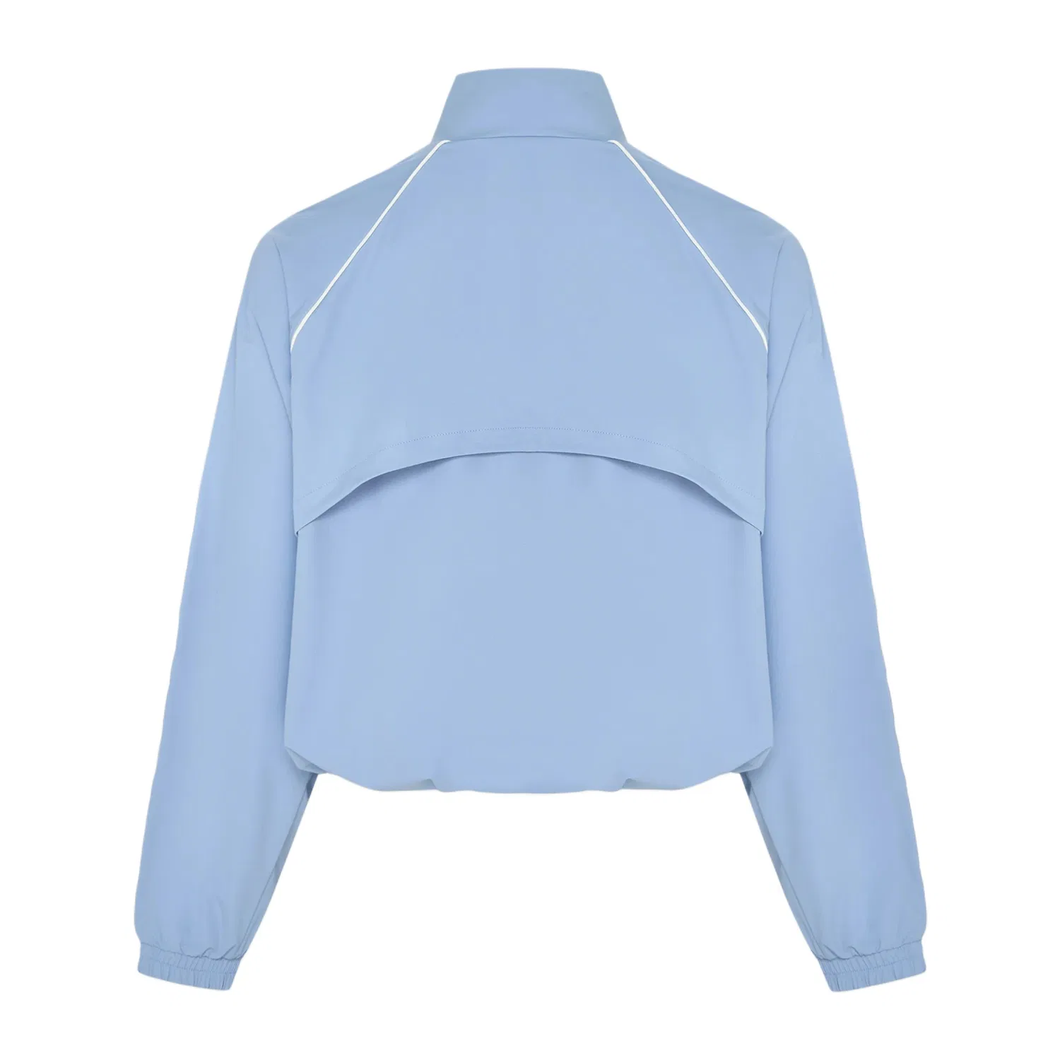 Женская куртка для защиты от солнца с воротником-стойкой Adidas Originals, Sky Blue/Jade White — фото 3