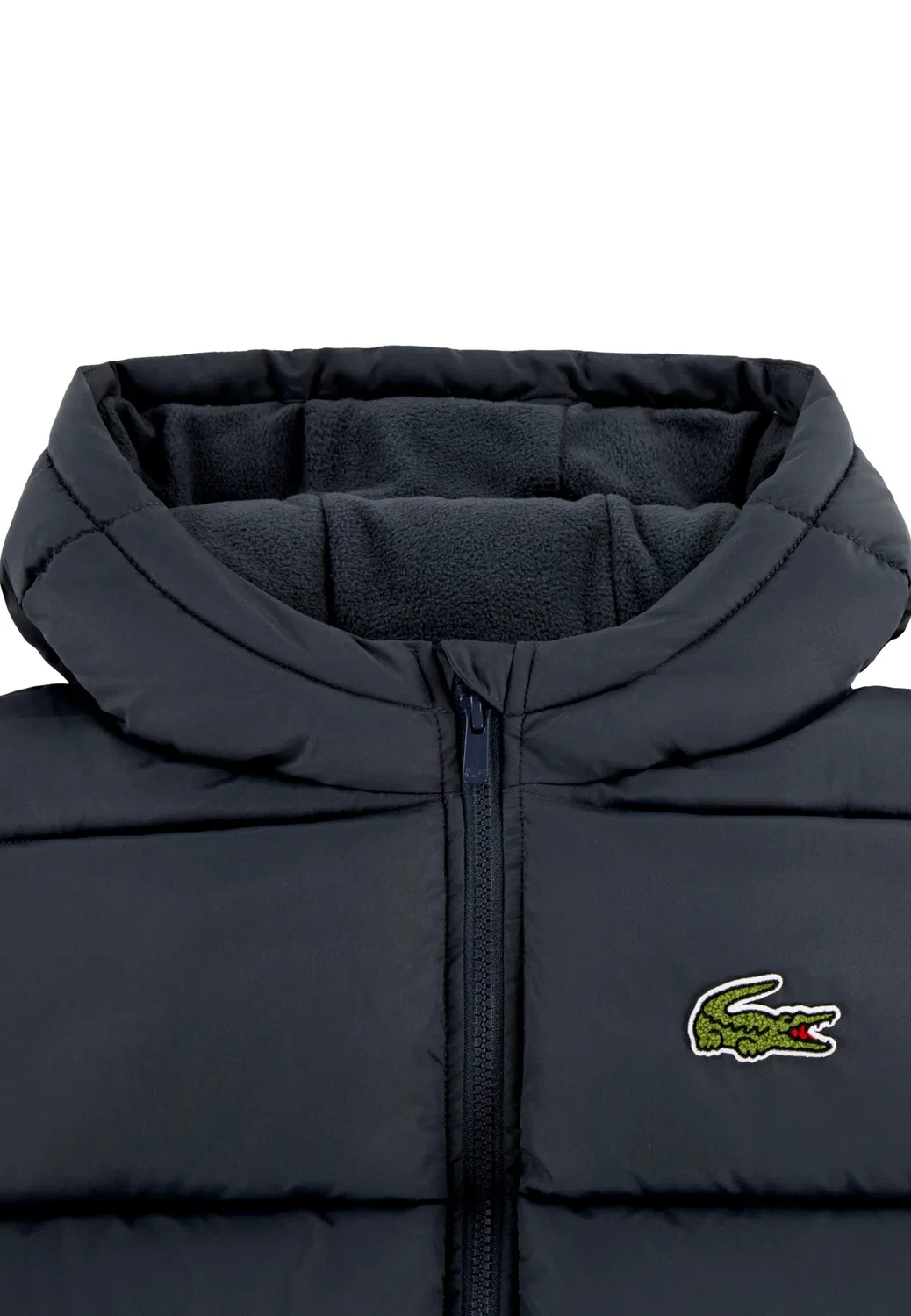 Куртка стеганая детская, темно-серый Lacoste — фото 3