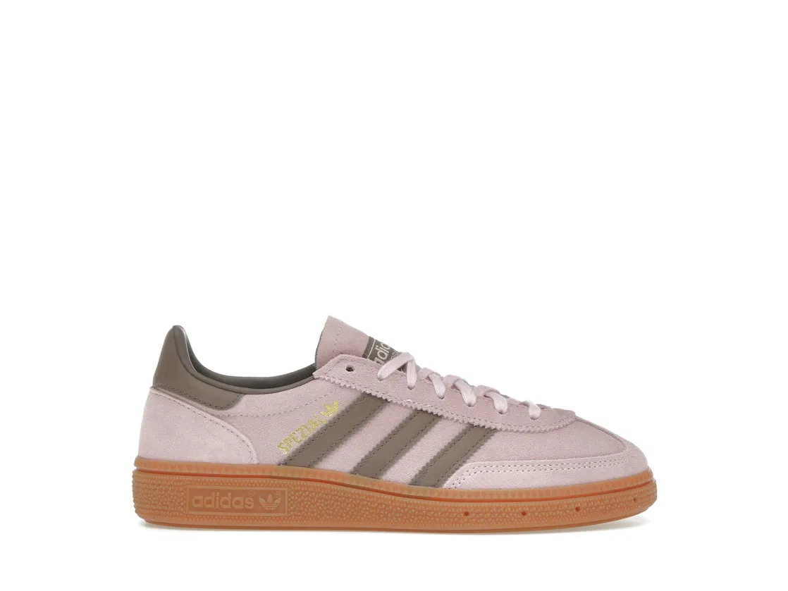 Детские кроссовки для мальчиков из замши Adidas Handball Spezial, Clear Pink Earth Strata Gum