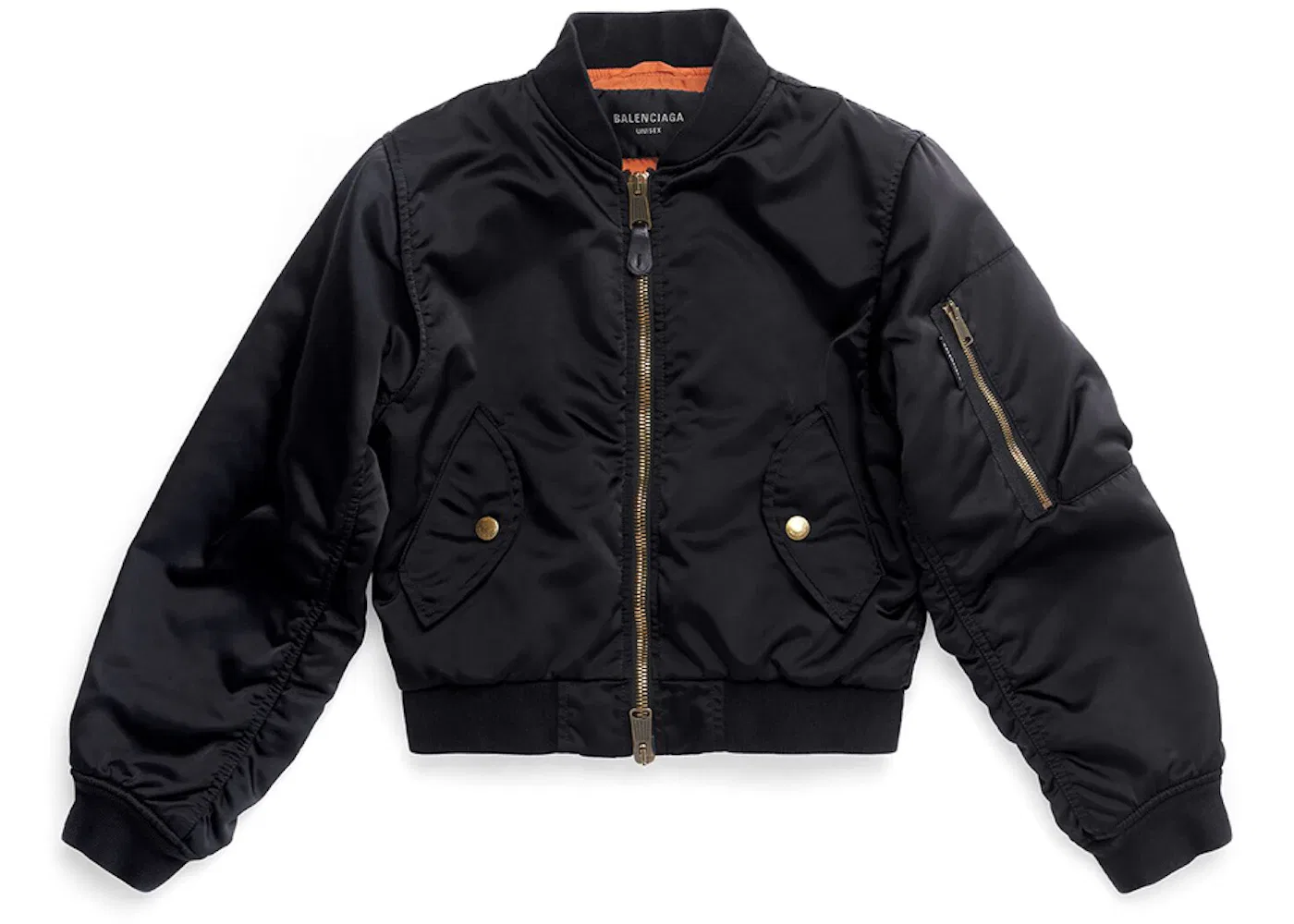 Мужская куртка-бомбер Shrunk Balenciaga, Black