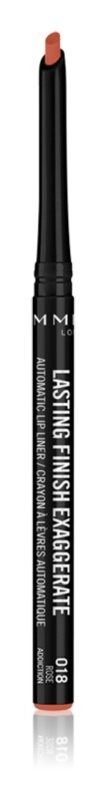 

Автоматический карандаш для губ Rimmel Lasting Finish Exaggerate, оттенок 018 Rose Addiction 0,25 г