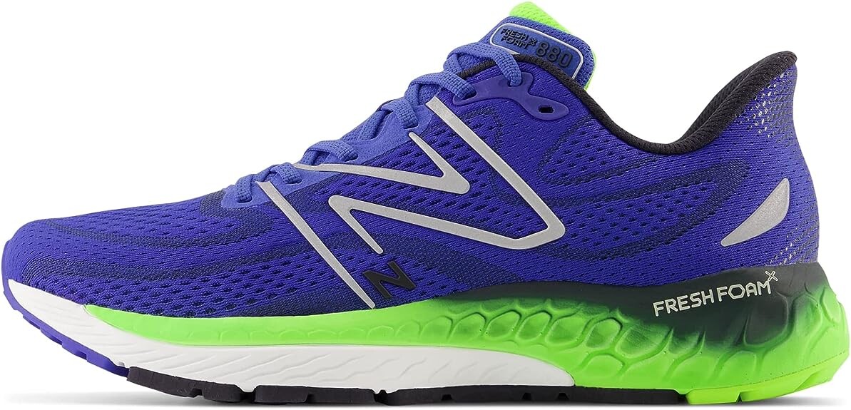 

Мужские беговые кроссовки New Balance Fresh Foam 880v13, синий/зеленый пиксель