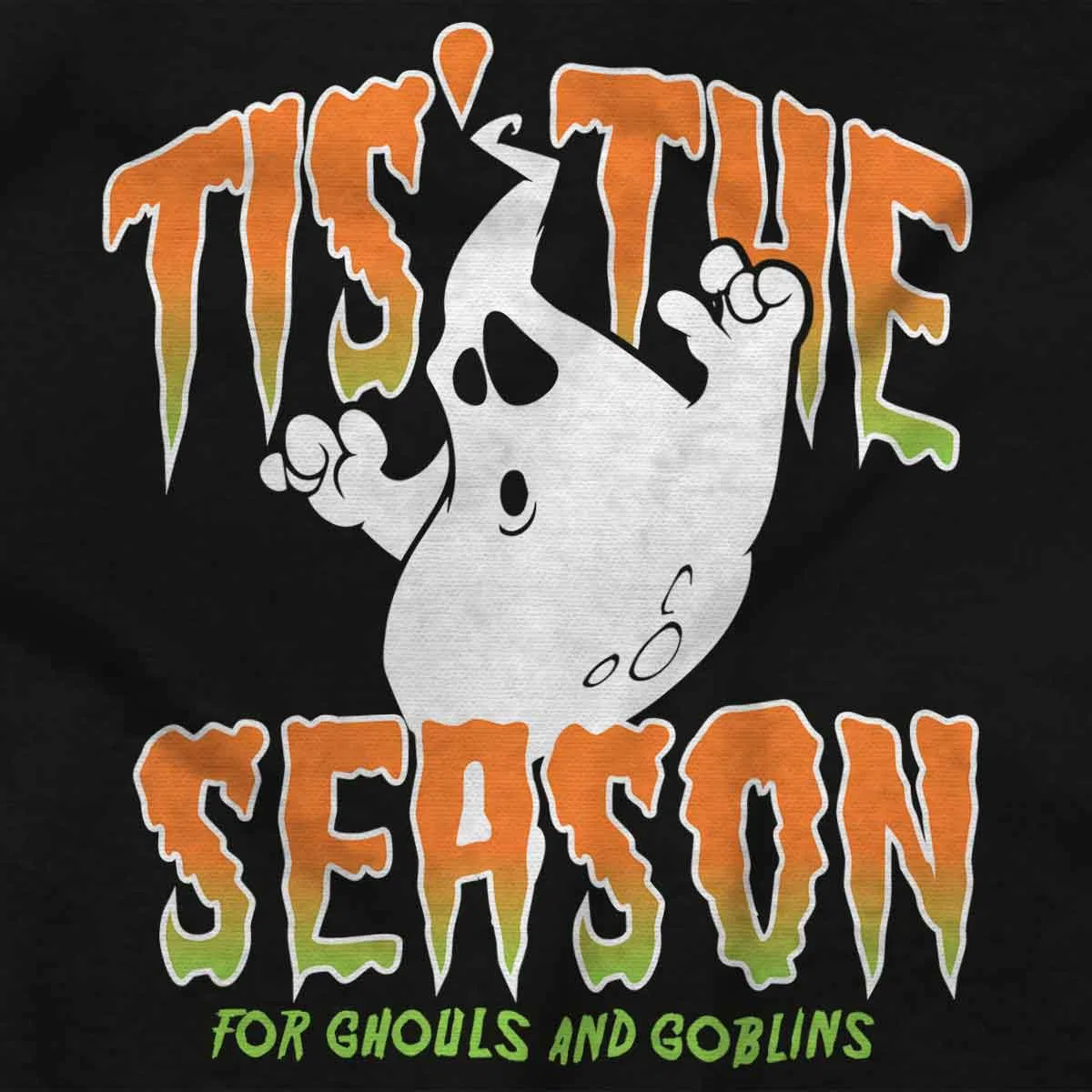 Детское боди с принтом Halloween Season of Ghouls Goblins Brisco Brands, Black — фото 2