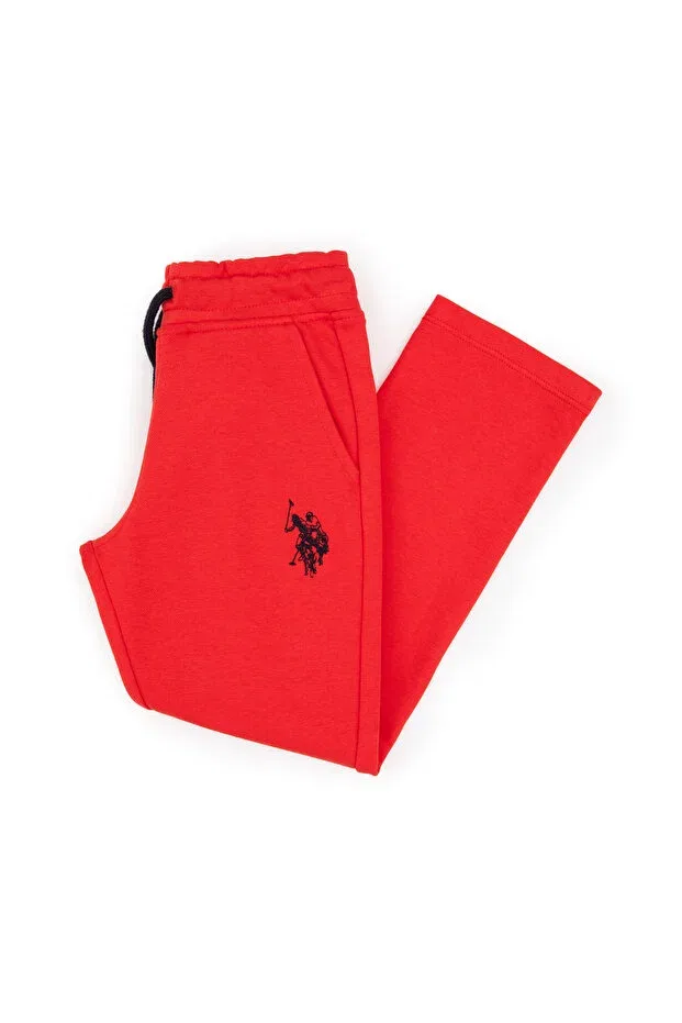 Детские спортивные штаны для мальчиков с прямым кроем U.S. Polo Assn., Red