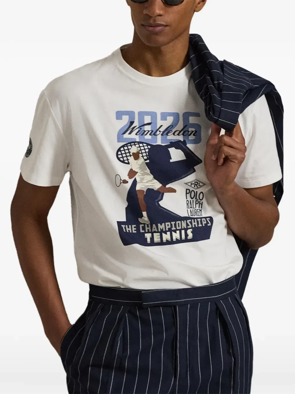 Футболка Australian Open с графичным принтом Polo Ralph Lauren, белый — фото 2