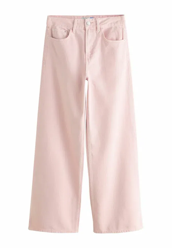 Брюки джинсовые Wide leg Next, Pink, розовый — фото 2