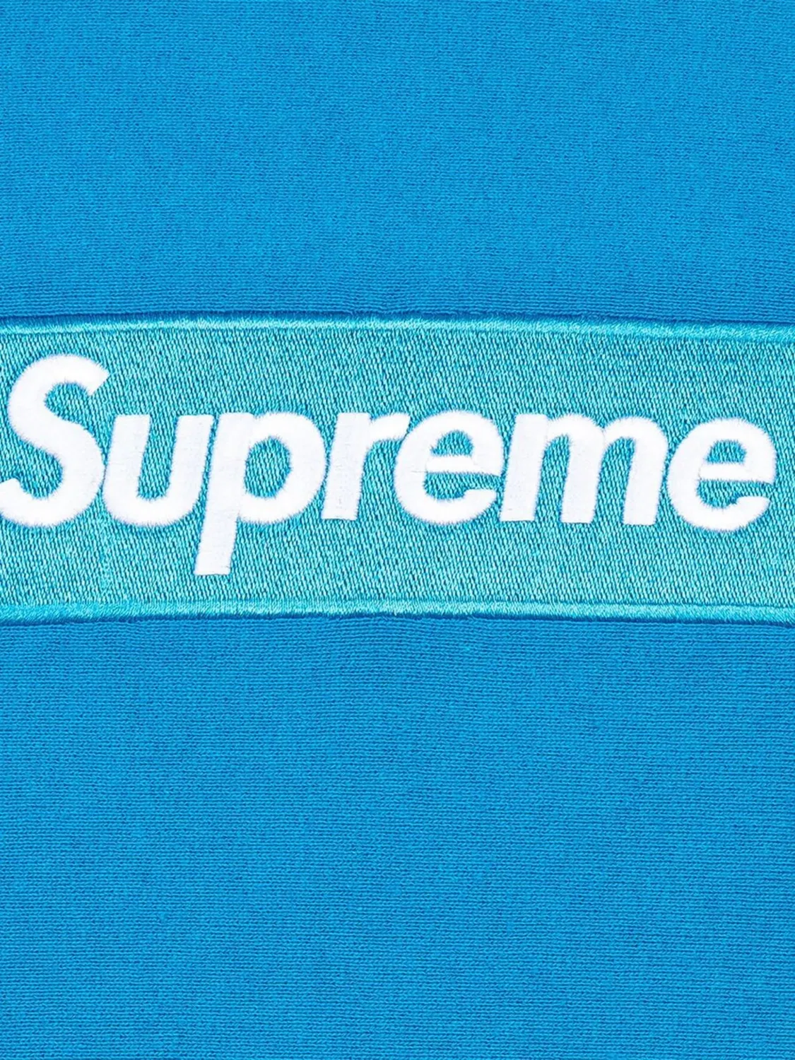 Supreme Свитшот Box Logo синий — фото 2