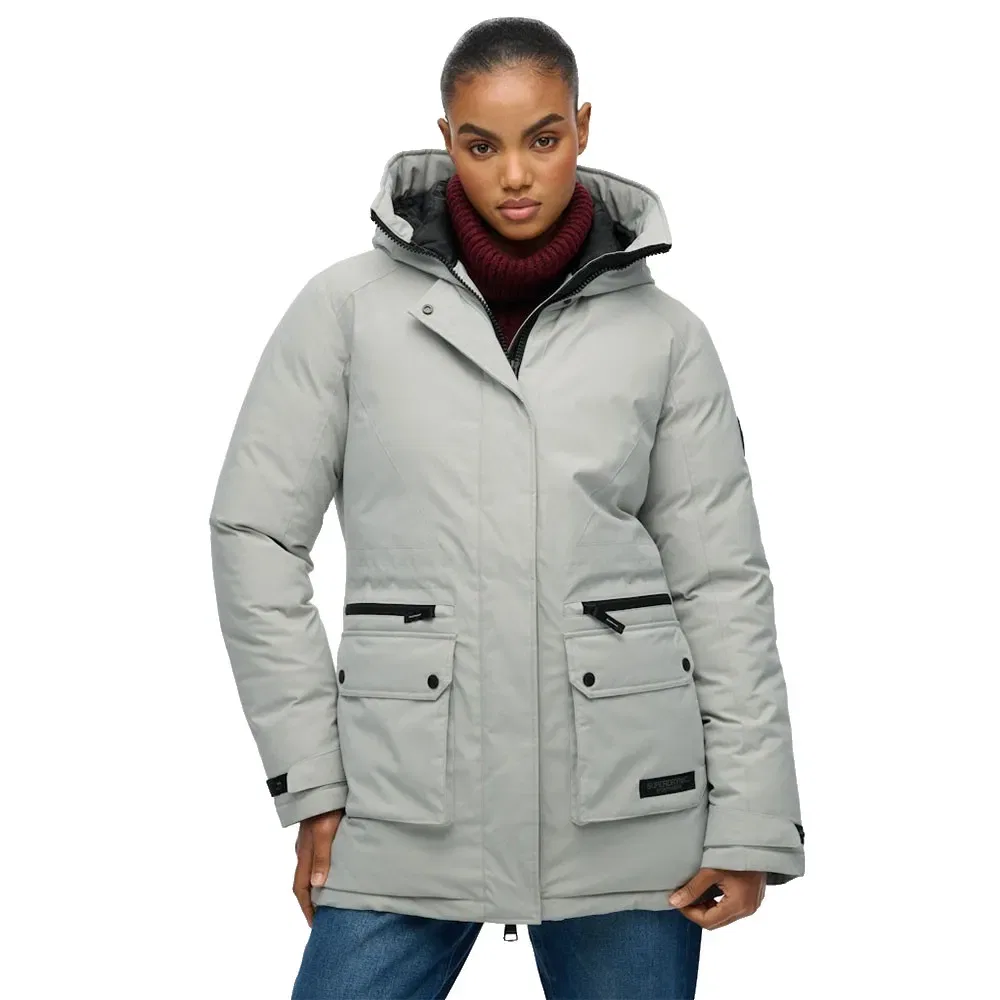Куртка утепленная City Padded Superdry, серый