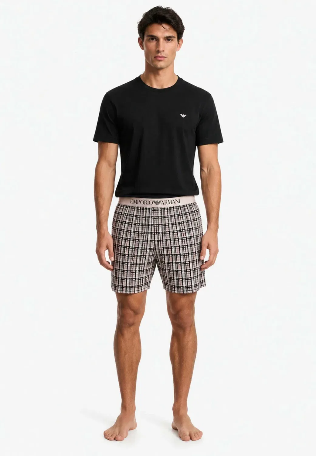 Пижамный комплект Pigiama uomo set - пижамный комплект Emporio Armani, Nero Rosa