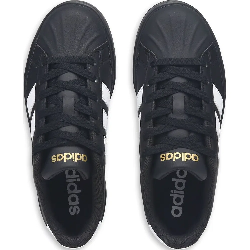 Детские кроссовки Streettalk Adidas, Black/Black/White — фото 4