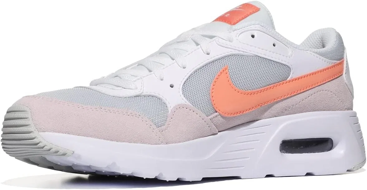 Детские кроссовки для мальчиков Air Max Sc Nike, White/Crimson Bliss/Light Violet