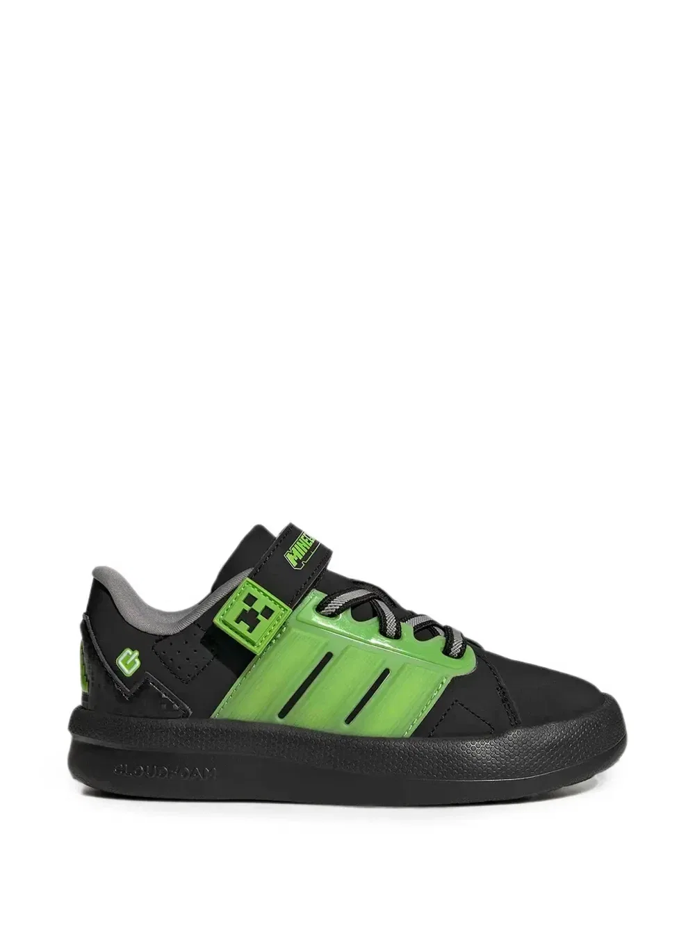 Кроссовки Лайторама Корт Майнкрафт Adidas Kids, черный