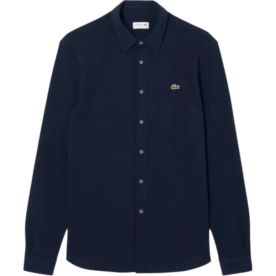 Мужская рубашка с длинным рукавом LACOSTE, Navy Blue