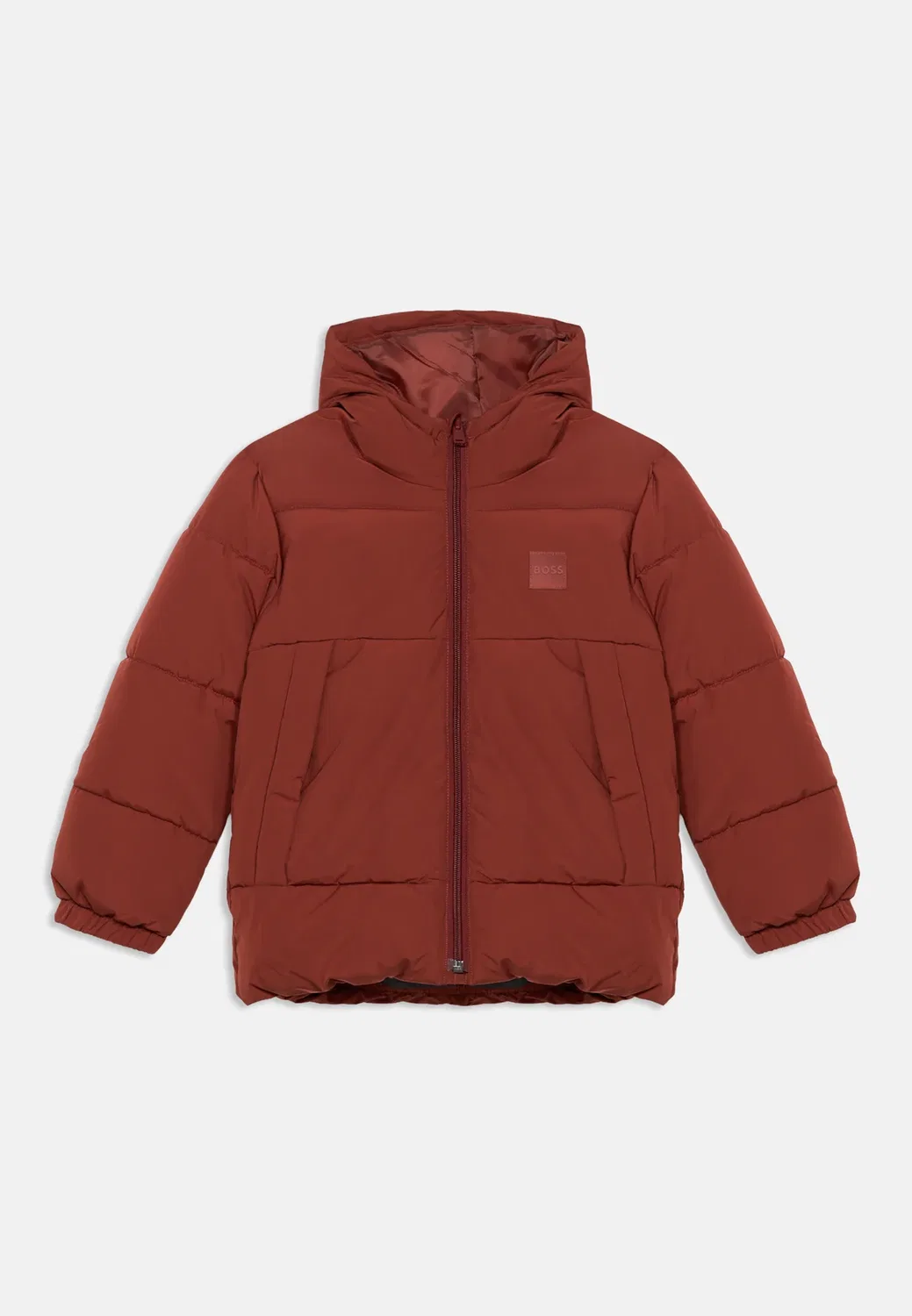 Пуховик - зимняя куртка Boss Kidswear, Crimson — фото 3